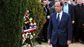 François Hollande à Jarnac, en 2012.