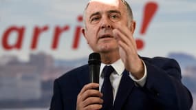 Didier Guillaume lors de l'annonce de sa candidature