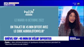 Grève dans les transports franciliens: Vélib' propose 45 minutes offertes ce mardi 