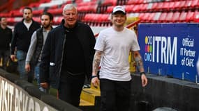 Ed Sheeran, après un match de son équipe contre Charlton Athletic, le 29 octobre 2022