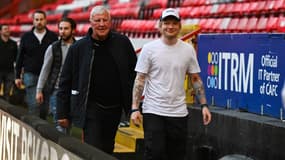 Ed Sheeran, après un match de son équipe contre Charlton Athletic, le 29 octobre 2022