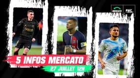 Mbappé, Ünder, Verratti... les 5 infos mercato à midi