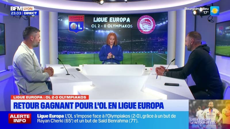  Ligue Europa: Rayan Cherki répond présent pour sa première titularisation  (1/1)