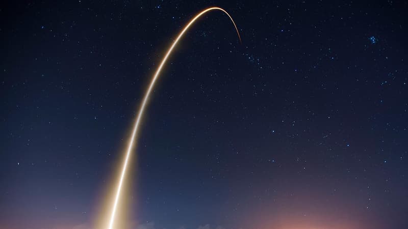 La photo gagnante est celle d'un lancement de SpaceX.
