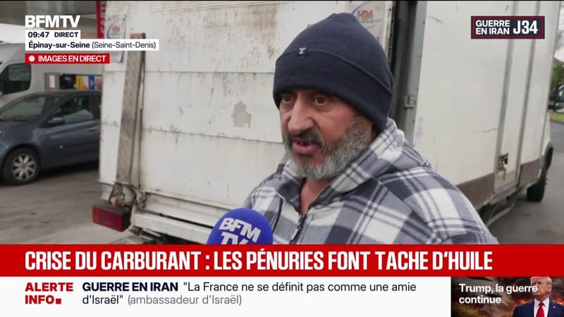 Carburants: "Une aide de 20 centimes? C'est même pas la peine!", affirme Youssef, chauffeur-livreur depuis près de 30 ans