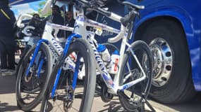 Les vélos de Groupama-FDJ avant le départ de la 9e étape du Tour de France