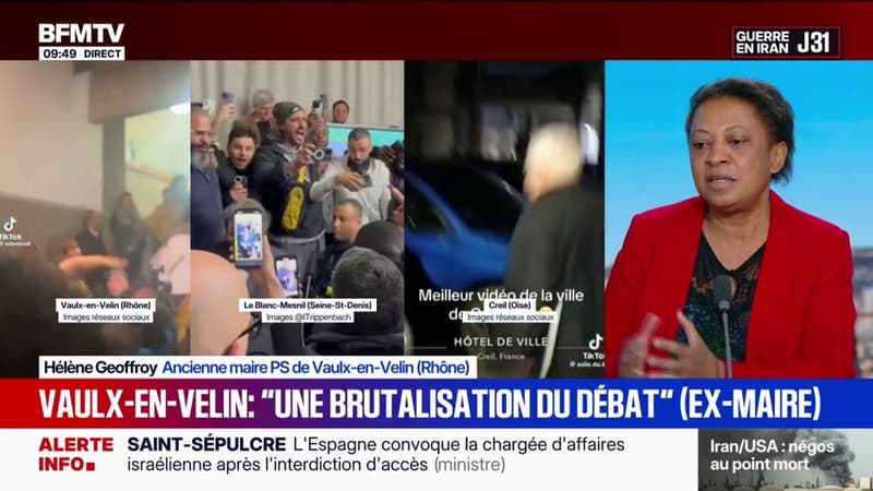 Hélène Geoffroy, ancienne maire PS de Vaulx-en-Velin dénonce une "brutalisation du débat" politique