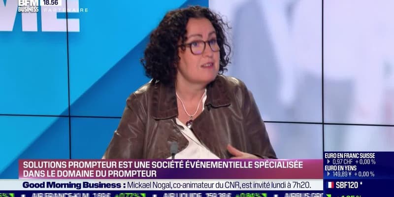 Lucia Arribas (Solutions Prompteur) : Solutions Prompteur est une société événementielle spécialisée dans le domaine du prompteur - 03/06
