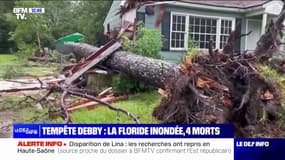 Tempête Debby: quatre morts en Floride, de nombreuses inondations et 1.600 vols annulés ce mardi