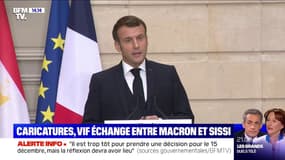 Vif échange entre Emmanuel Macron et le président égyptien au sujet des caricatures