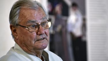 Le prince Henrik de Danemark, le 13 août 2015 à l'exposition "Pour l'amour du Groenland" à Cahors, dans le sud-ouest de la France.