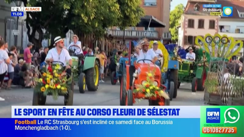 Sélestat: Le Corso fleuri fêtait sa 95e édition