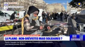 Marseille: les forains du marché de La Plaine, non-grévistes mais solidaires