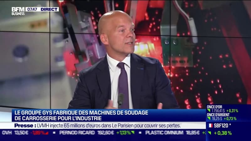 Le groupe Gys fabrique des machines de soudage de carrosserie pour l'industrie