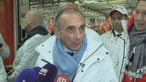 Éric Zemmour au marché de Rungis ce vendredi