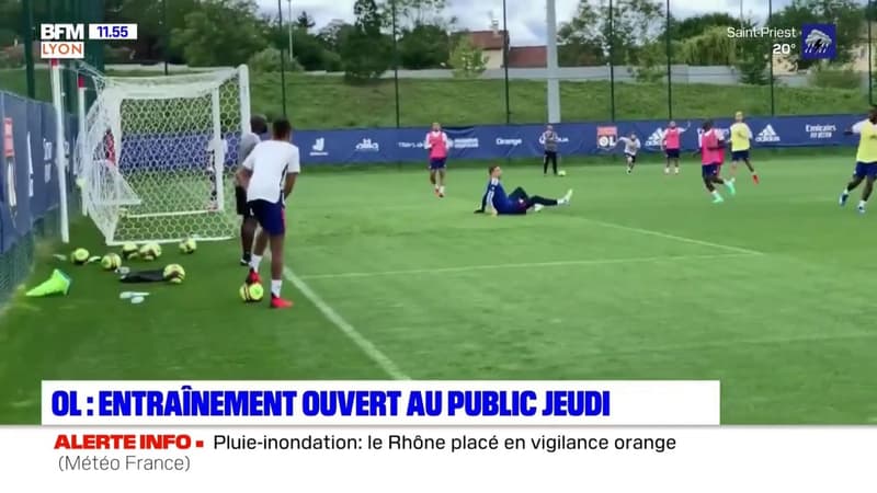 L'entraînement de l'OL sera ouvert au public jeudi
