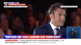 Emmanuel Macron réagit au bannissement des journalistes de Quotidien dans les meetings de Marine Le Pen