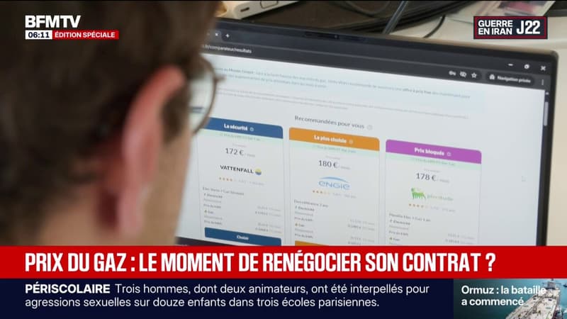 Prix du gaz: le moment de renégocier son contrat avec la guerre au Moyen-Orient
