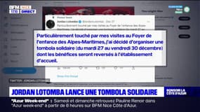 OGC Nice: Jordan Lotomba lance une tombola solidaire