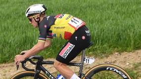 Remco Evenepoel sur le Tour du Pays basque, le 4 avril 2024