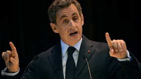 Nicolas Sarkozy à Moscou le 29 octobre 2015.