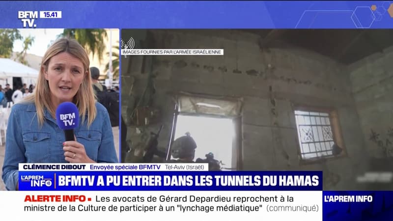Les journalistes de BFMTV ont pu entrer dans les tunnels du Hamas à Gaza