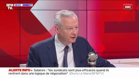 Crise du logement: "Les 35% de niveau d'endettement maximum ne bougeront pas", affirme Bruno Le Maire, ministre de l'Économie