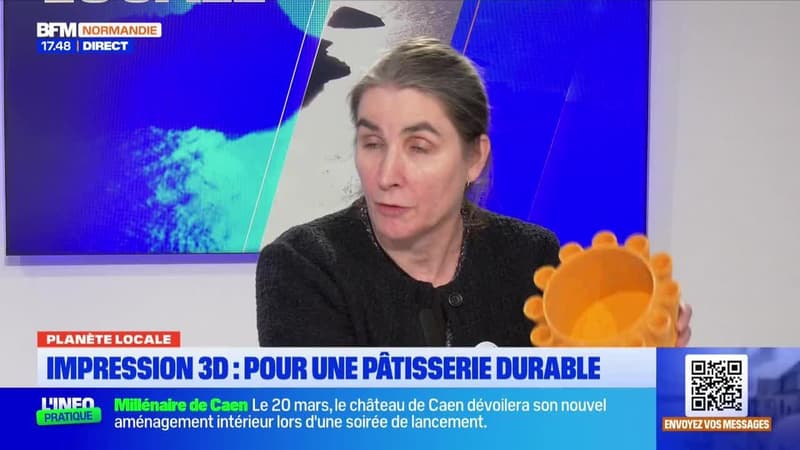 Planète locale du mercredi 5 février - Impression 3D : pour une pâtisserie durable  