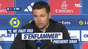 OL 1-0 OM : "Il ne faut pas s'enflammer", prévient Sage