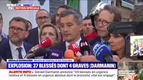 Gérald Darmanin: "Il n'y a eu aucune alerte précédant cette explosion"