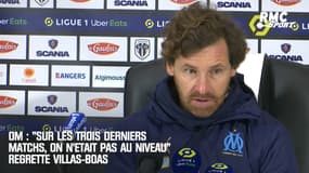 OM : "Sur les trois derniers matchs, on n'était pas au niveau" regrette Villas-Boas