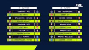 Ligue 1 : Le calendrier complet du mois d'août, J1 à J5