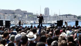 Jean-Luc Mélenchon, à Marseille. 