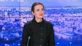 L'auteure Amélie Nothomb sur le plateau de BFMTV le 4 novembre 2021