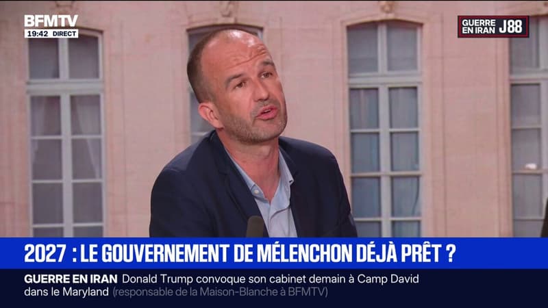 Présidentielle 2027: "Il n'y a pas de liste composée, il y a une réflexion", déclare Manuel Bompard (LFI)