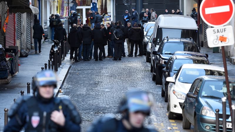 Rue de la Goutte d'Or, à Paris, le 7 janvier 2016.