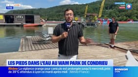 L'été chez nous: les pieds dans l'eau au Wam Park de Condrieu