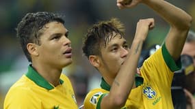 Thiago Silva et Neymar