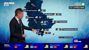 Météo Rhône: une journée chaude et orageuse, 32°C à Lyon