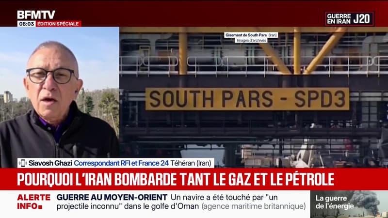 Guerre au Moyen-Orient: pourquoi l'Iran bombarde tant le gaz et le pétrole