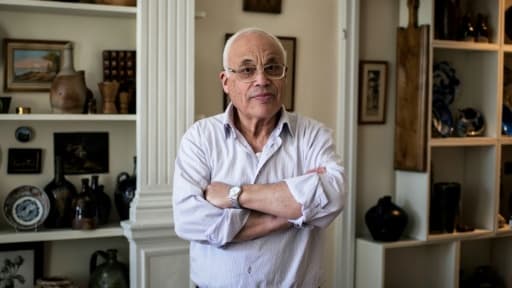 Georges Gumpel, porte-parole de l'Union juive française pour la paix à Lyon, le 29 mars 2017 Georges Gumpel, porte-parole de l'Union juive française pour la paix à Lyon, le 29 mars 2017