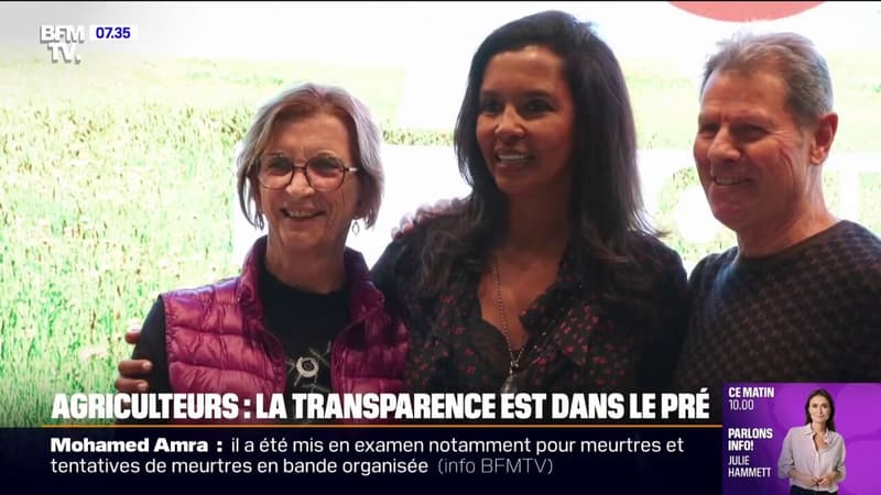 Salon de l'agriculture: Karine Le Marchand entourée des acteurs de la filière agroalimentaire