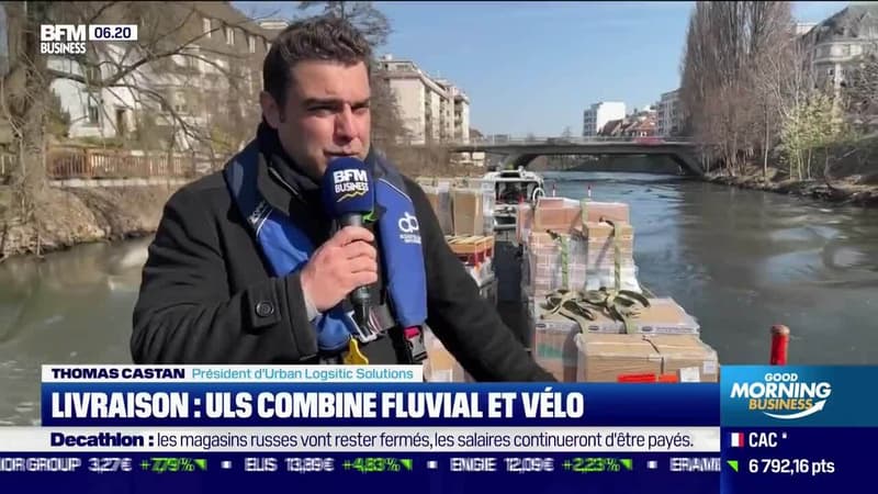 La France qui résiste : Livraison, ULS combine fluvial et vélo par Raphaël Couderc - 30/03