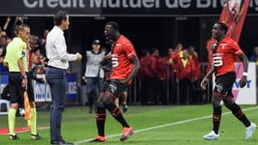 Julien Stéphan et Mbaye Niang.