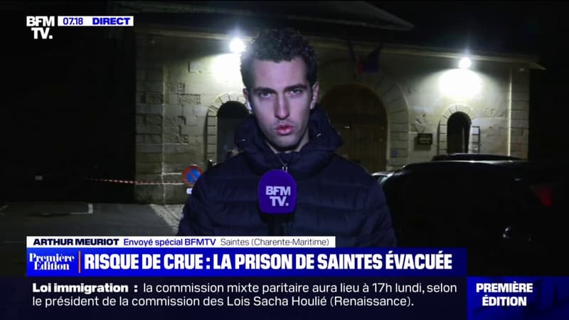 Risque de crue en Charente-Maritime: la prison de Saintes évacuée par précaution