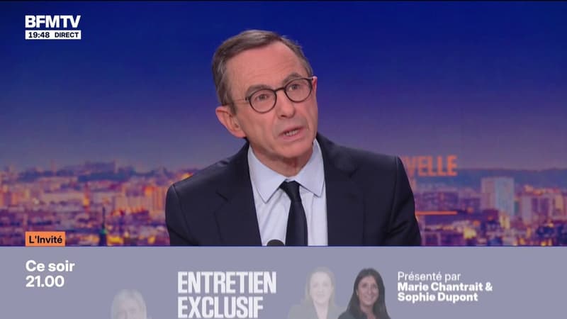 Fin de vie: "Ce texte m'inquiète", déclare Bruno Retailleau