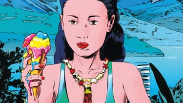 Détail de l'affiche du Festival d'Annecy 2017.