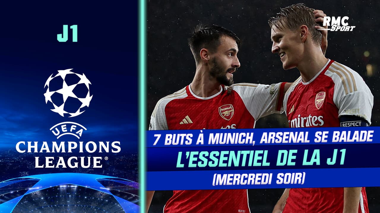 Ligue des champions 7 buts marqu s munich arsenal se balade l