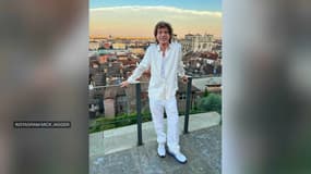 Mick Jagger, chanteur des Rolling Stones, dans les rues de Lyon sur son compte Instagram.