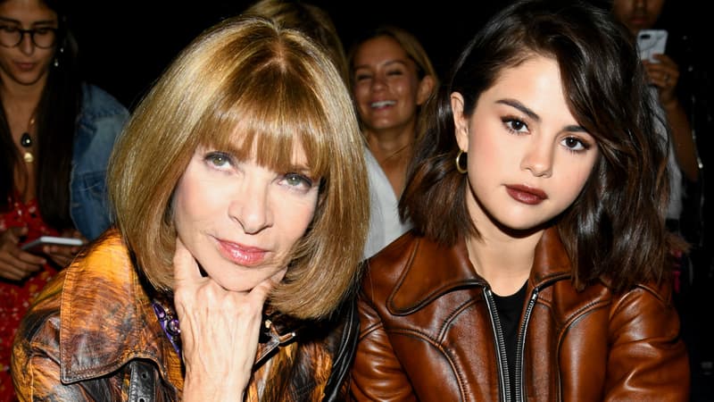 Selena Gomez et Anna Wintour lors du défilé de la marque Coach pour la Fashion Week de New York, le 12 septembre 2017